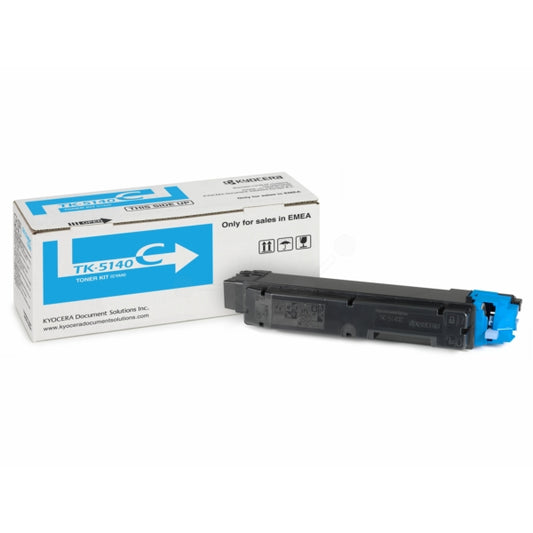 Kyocera TK5140C Cyan Toner Cartridge 5k pages - 1T02NRCNL0 - NWT FM SOLUTIONS - YOUR CATERING WHOLESALER
