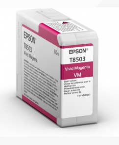 Epson T8503 Magenta Ink Cartridge 80ml - C13T850300 - NWT FM SOLUTIONS - YOUR CATERING WHOLESALER