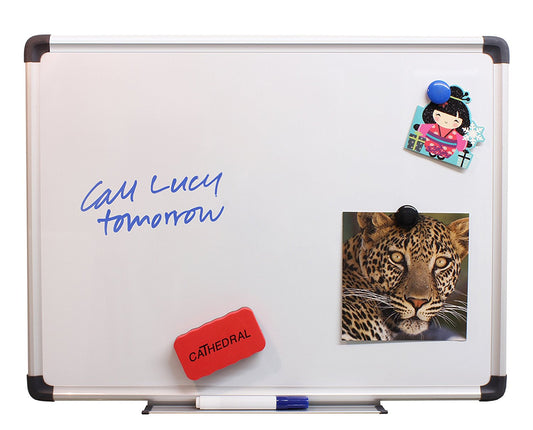 Cathedral Magnetic Whiteboard Aluminium Frame 900x1200mm - WALWB90 - NWT FM SOLUTIONS - YOUR CATERING WHOLESALER