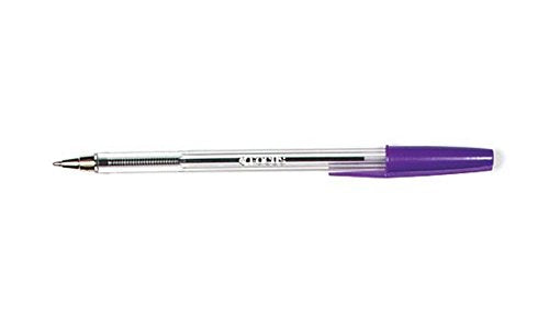 ValueX Ballpoint Pen 1.0mm Tip 0.7mm Line Violet (Pack 50) - 864017 - NWT FM SOLUTIONS - YOUR CATERING WHOLESALER