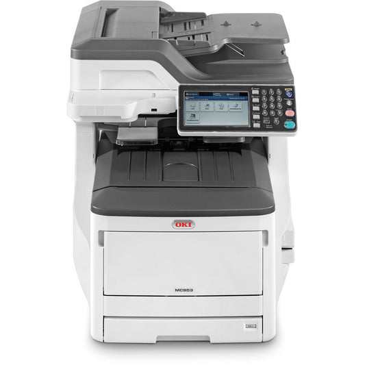 Oki Mc853DN 4 in 1 A3 Colour Network Multifunction Printer - NWT FM SOLUTIONS - YOUR CATERING WHOLESALER