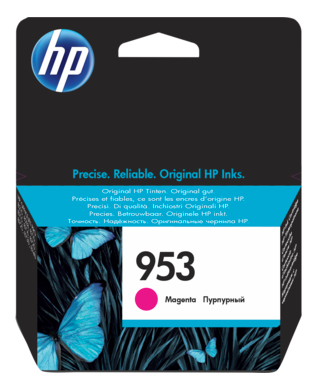 HP 953 Magenta Standard Capacity Ink Cartridge 10ml - F6U13A - NWT FM SOLUTIONS - YOUR CATERING WHOLESALER