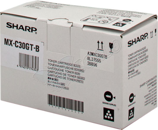 Sharp Black Toner Cartridge 6k pages - MXC30GTB - NWT FM SOLUTIONS - YOUR CATERING WHOLESALER