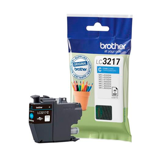 Brother Cyan Ink Cartridge 9ml - LC3217C - NWT FM SOLUTIONS - YOUR CATERING WHOLESALER