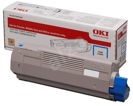 OKI Cyan Toner Cartridge 10K pages - 46443103 - NWT FM SOLUTIONS - YOUR CATERING WHOLESALER