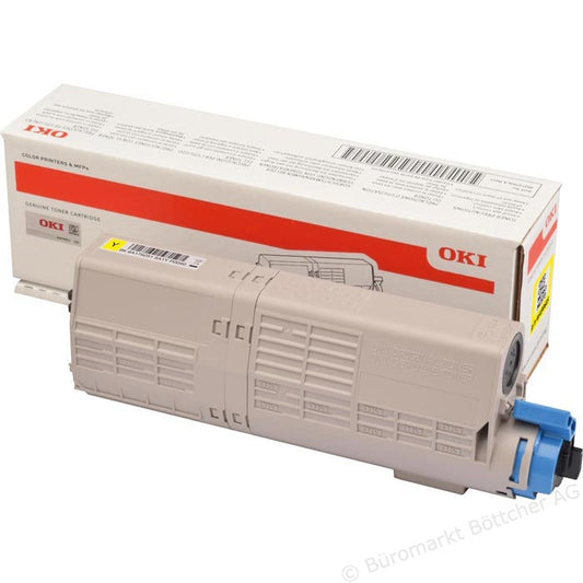 OKI Yellow Toner Cartridge 6K pages - 46490605 - NWT FM SOLUTIONS - YOUR CATERING WHOLESALER