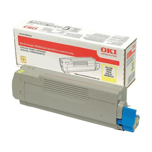 OKI Yellow Toner Cartridge 6K pages - 46507505 - NWT FM SOLUTIONS - YOUR CATERING WHOLESALER