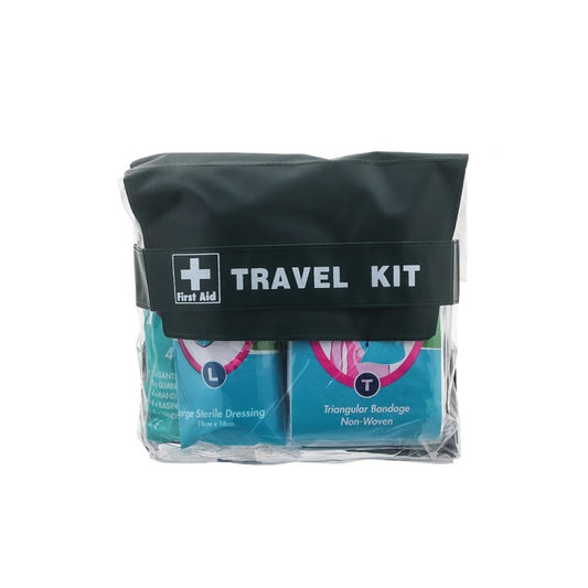 Astroplast Pouch 1 Person Travel First Aid Kit Green - 1017002 - NWT FM SOLUTIONS - YOUR CATERING WHOLESALER