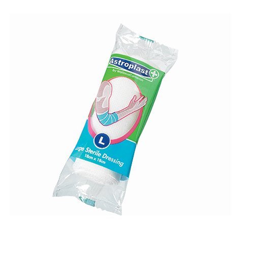 Astroplast Dressing Large White (Pack 6) - 1047071 - NWT FM SOLUTIONS - YOUR CATERING WHOLESALER