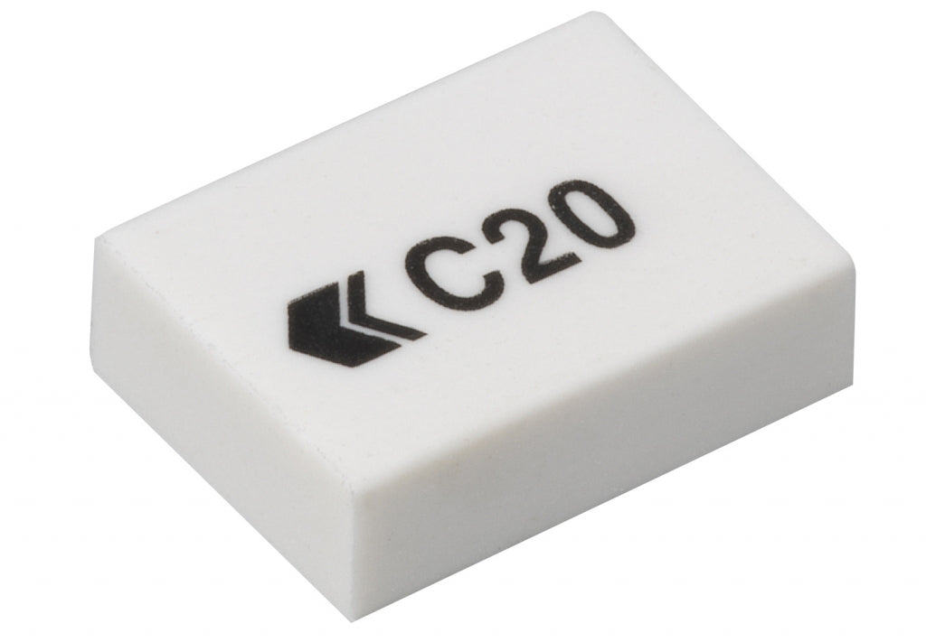 ValueX C20 Eraser White (Pack 45) - 795107 - NWT FM SOLUTIONS - YOUR CATERING WHOLESALER