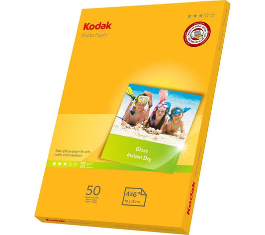 Kodak 5740506 Gloss Paper A6 50 Sheets - 5740506 - NWT FM SOLUTIONS - YOUR CATERING WHOLESALER