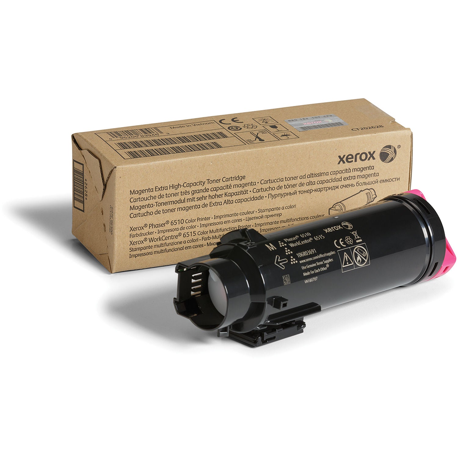 Xerox Magenta High Capacity Toner Cartridge 4.3k pages for 6510/ WC6515 - 106R03691 - NWT FM SOLUTIONS - YOUR CATERING WHOLESALER