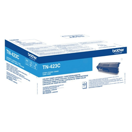 Brother Cyan Toner Cartridge 4k pages - TN423C - NWT FM SOLUTIONS - YOUR CATERING WHOLESALER