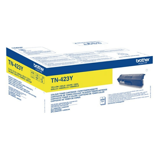 Brother Yellow Toner Cartridge 4k pages - TN423Y - NWT FM SOLUTIONS - YOUR CATERING WHOLESALER