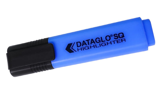 ValueX Flat Barrel Highlighter Pen Chisel Tip 1-5mm Line Blue (Pack 10) - 791003 - NWT FM SOLUTIONS - YOUR CATERING WHOLESALER