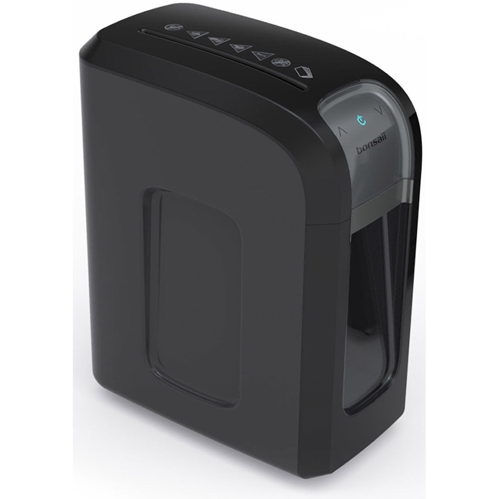 Bonsaii 3D14 Cross Cut Shredder 14 Litre 8 Sheet Black - 50000 - NWT FM SOLUTIONS - YOUR CATERING WHOLESALER