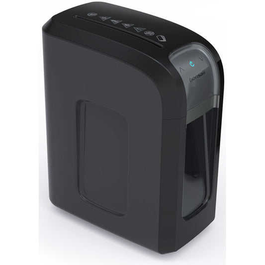 Bonsaii 3D14 Cross Cut Shredder 14 Litre 8 Sheet Black - 50000 - NWT FM SOLUTIONS - YOUR CATERING WHOLESALER