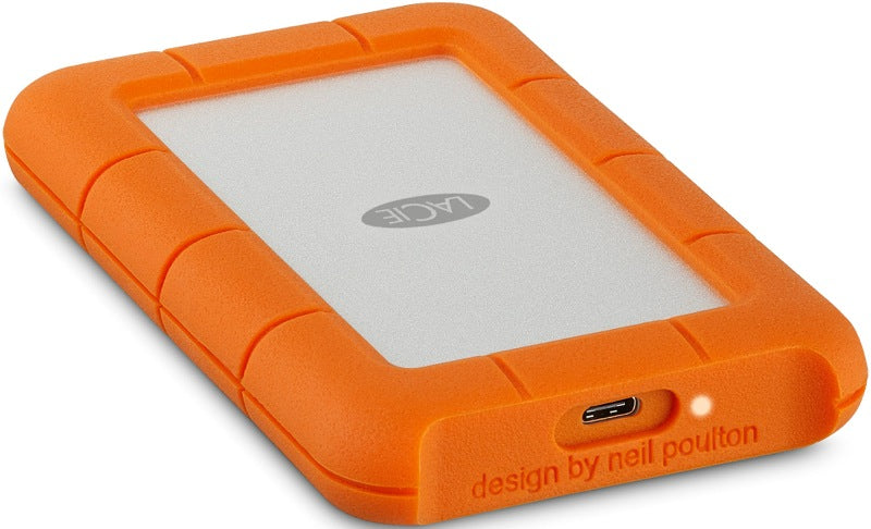 LaCie 1TB Mini Rugged USB C and USB 3.0 External Hard Drive - NWT FM SOLUTIONS - YOUR CATERING WHOLESALER
