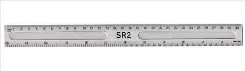 ValueX Plastic Ruler 30cm Clear - 796500/SINGLE - NWT FM SOLUTIONS - YOUR CATERING WHOLESALER