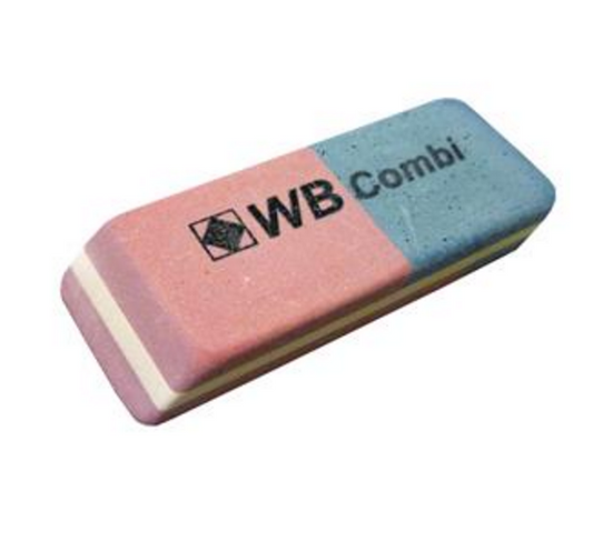 ValueX Combi Eraser Blue/Red (Pack 40) - 792600 - NWT FM SOLUTIONS - YOUR CATERING WHOLESALER