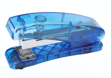 ValueX Half Strip Stapler Plastic 20 Sheet Blue - 843603 - NWT FM SOLUTIONS - YOUR CATERING WHOLESALER