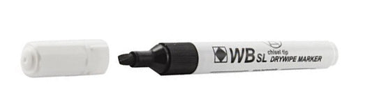 ValueX Whiteboard Marker Chisel Tip 2-5mm Line Black (Pack 10) - 872001 - NWT FM SOLUTIONS - YOUR CATERING WHOLESALER