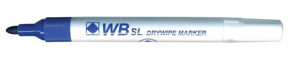 ValueX Whiteboard Marker Bullet Tip 2mm Line Blue (Pack 10) - 874003 - NWT FM SOLUTIONS - YOUR CATERING WHOLESALER