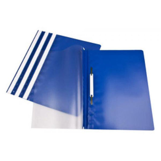 ValueX Report File Polypropylene A4 Blue (Pack 25) - 8020669 - NWT FM SOLUTIONS - YOUR CATERING WHOLESALER