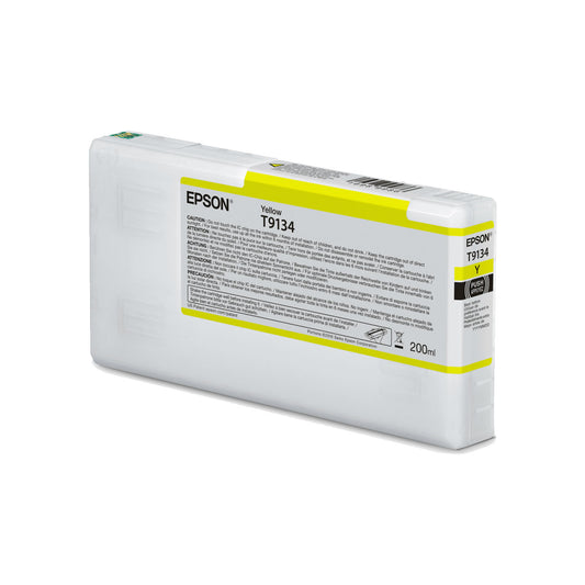 Epson T9134 Yellow Ink Cartridge 200ml - C13T913400 - NWT FM SOLUTIONS - YOUR CATERING WHOLESALER