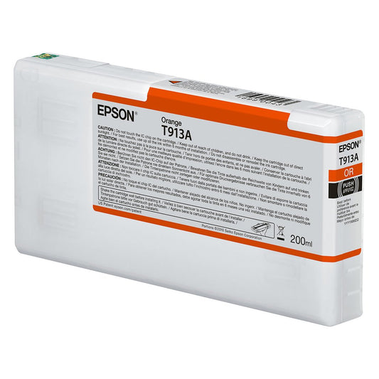 Epson T913A Orange Ink Cartridge 200ml - C13T913A00 - NWT FM SOLUTIONS - YOUR CATERING WHOLESALER