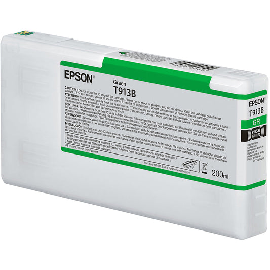Epson T913B Green Ink Cartridge 200ml - C13T913B00 - NWT FM SOLUTIONS - YOUR CATERING WHOLESALER