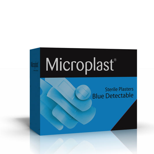 Blue Dot Plasters Blue Detectable Assorted Sizes (Pack 100) - 1047197 - NWT FM SOLUTIONS - YOUR CATERING WHOLESALER