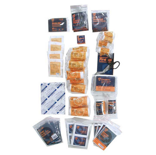 Blue Dot Standard HSE 1-50 Person First Aid Kit Refill - 50R - NWT FM SOLUTIONS - YOUR CATERING WHOLESALER