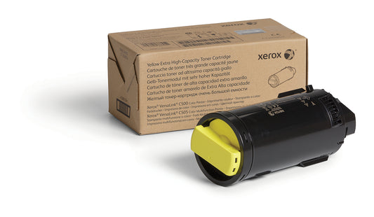 Xerox Yellow High Capacity Toner Cartridge 9k pages for VLC500/ VLC505 - 106R03875 - NWT FM SOLUTIONS - YOUR CATERING WHOLESALER