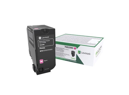 Lexmark Magenta Toner Cartridge 10K pages - 75B20M0 - NWT FM SOLUTIONS - YOUR CATERING WHOLESALER