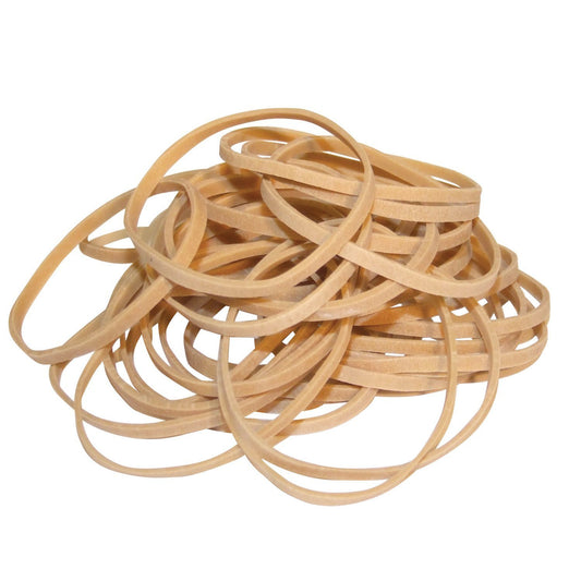 ValueX Rubber Elastic Band No 14 1.5x51mm Natural 454g Natural - RB14/454/NAT - NWT FM SOLUTIONS - YOUR CATERING WHOLESALER