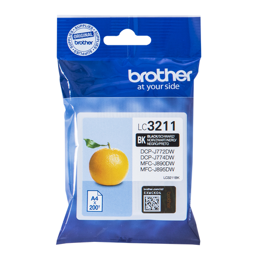 Brother Black Ink Cartridge 15ml - LC3211BK - NWT FM SOLUTIONS - YOUR CATERING WHOLESALER