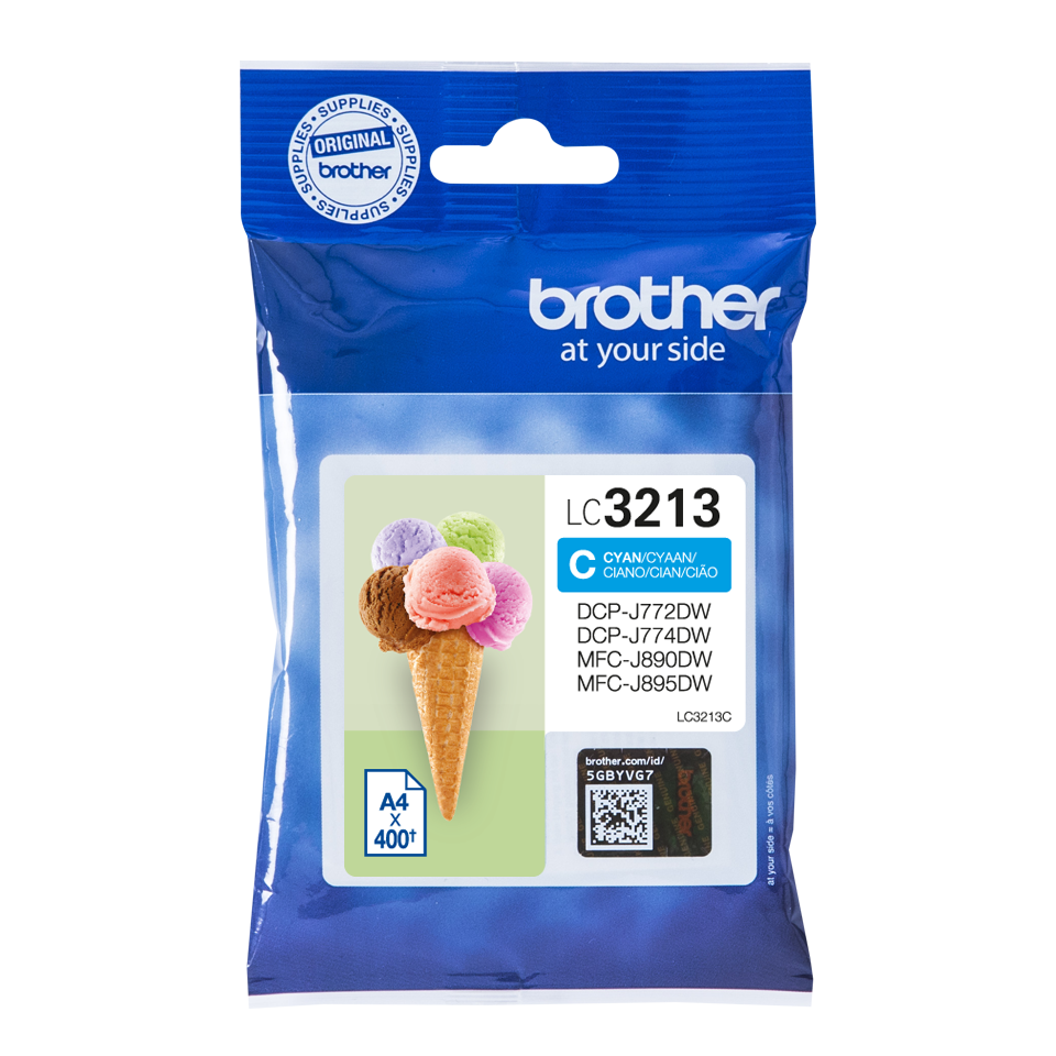 Brother Cyan Ink Cartridge 10ml - LC3213C - NWT FM SOLUTIONS - YOUR CATERING WHOLESALER