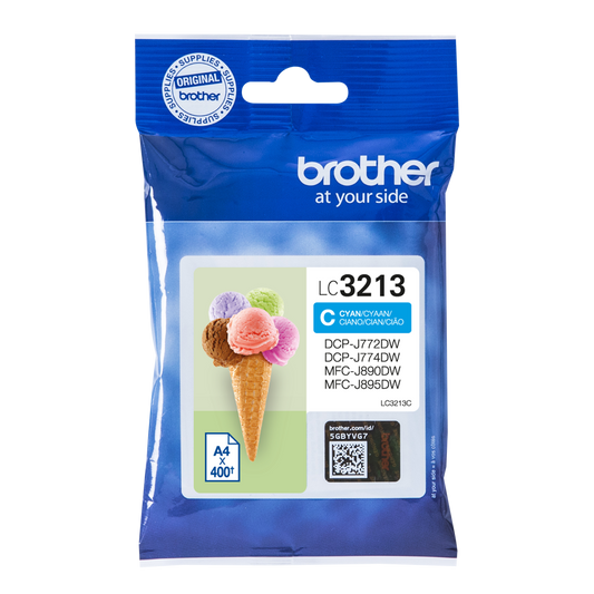Brother Cyan Ink Cartridge 10ml - LC3213C - NWT FM SOLUTIONS - YOUR CATERING WHOLESALER