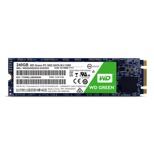 Western Digital Green 240GB SATA M.2 Internal Solid State Drive - NWT FM SOLUTIONS - YOUR CATERING WHOLESALER