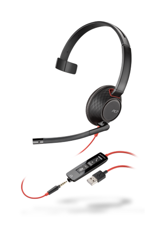 Poly Blackwire 5210 C5210 USB A Headset - NWT FM SOLUTIONS - YOUR CATERING WHOLESALER