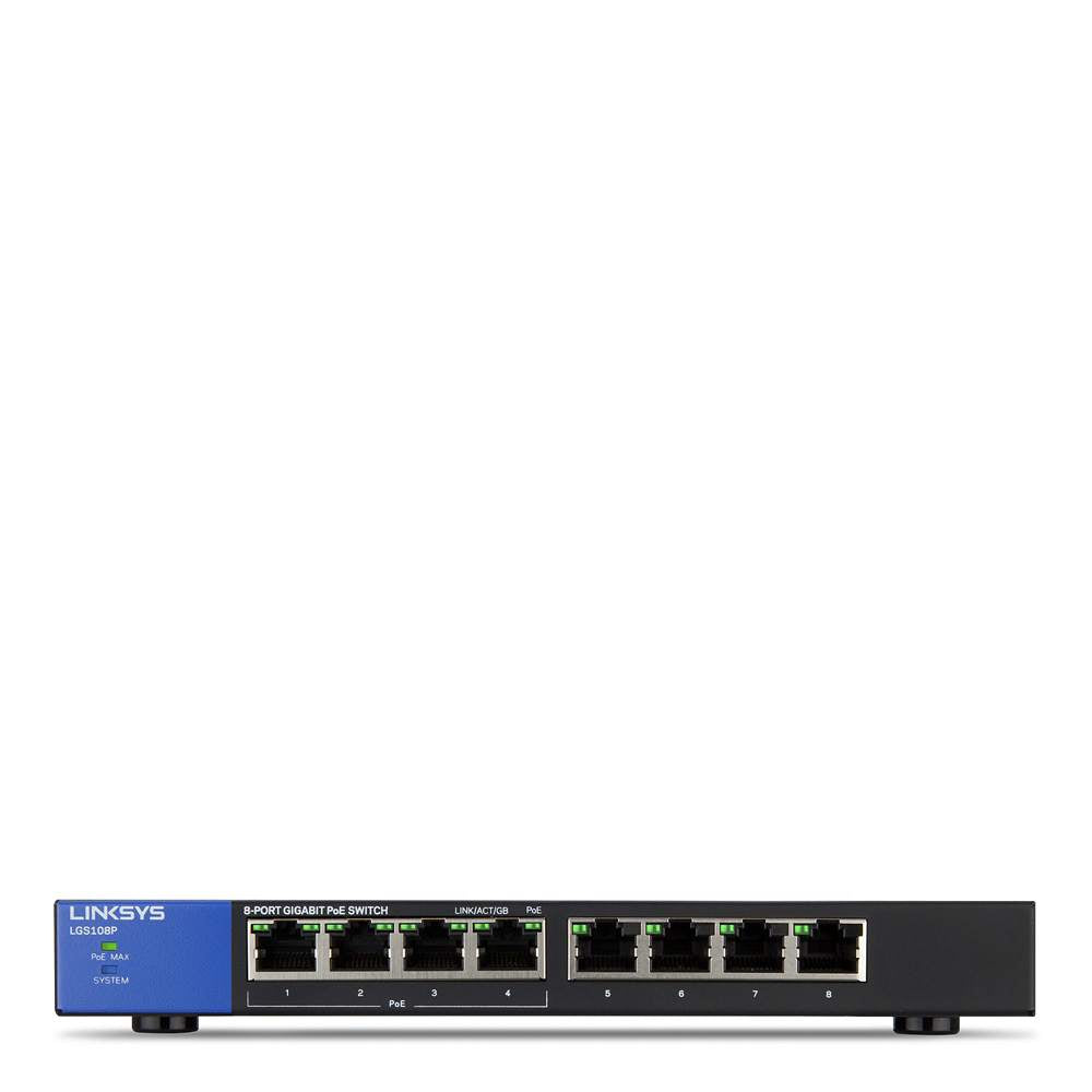 Linksys 1GB Unmanaged PoE 8 Port Switch