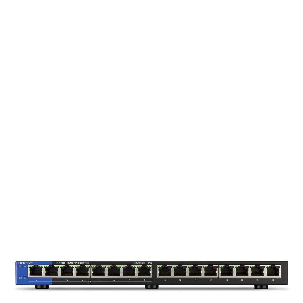 Linksys 1GB Unmanaged PoE 16 Port 125w
