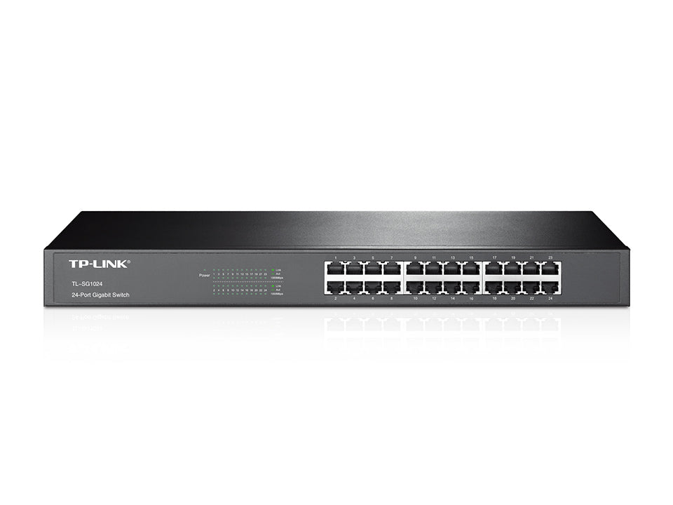 TP Link Unmanaged 24 Port Gigabit Switch and 1U - NWT FM SOLUTIONS - YOUR CATERING WHOLESALER