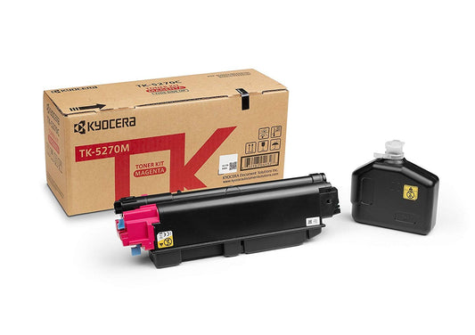 Kyocera TK5270M Magenta Toner Cartridge 8k pages - 1T02TVBNL0 - NWT FM SOLUTIONS - YOUR CATERING WHOLESALER