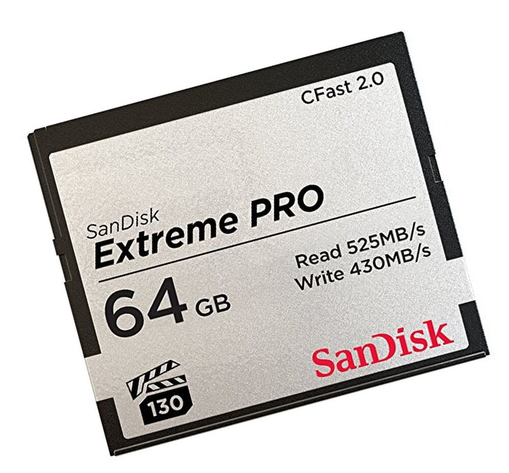 SanDisk Extreme PRO 64GB CFast 2.0 Memory Card