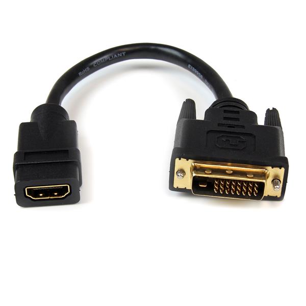 StarTech.com 8in HDMI to DVI D Video Cable - NWT FM SOLUTIONS - YOUR CATERING WHOLESALER