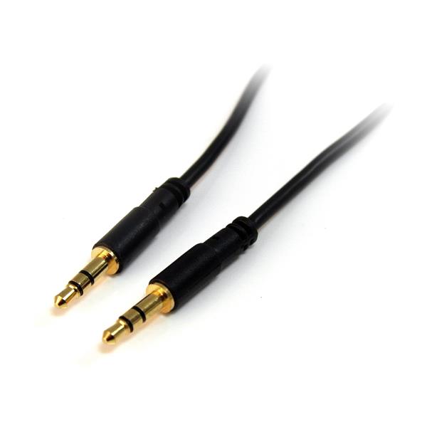 StarTech.com 1ft Slim 3.5mm Audio Cable - NWT FM SOLUTIONS - YOUR CATERING WHOLESALER