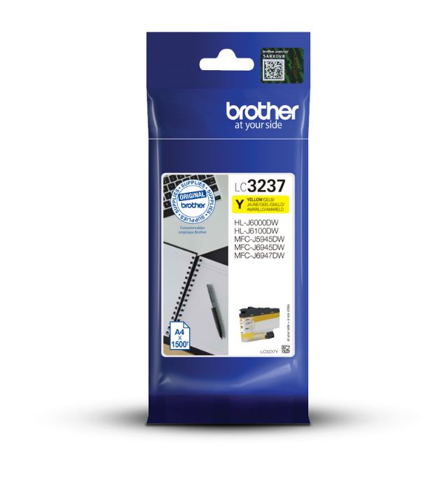 Brother Yellow Ink Cartridge 16ml - LC3237Y