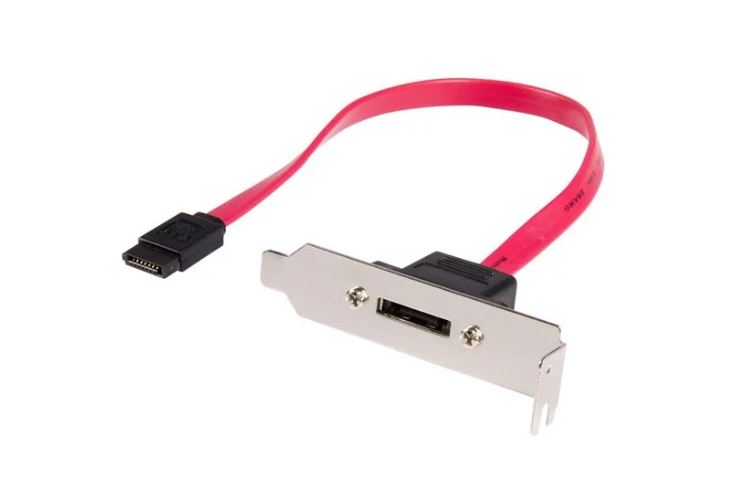 StarTech.com 1ft LP SATA to eSATA Plate Adapter - NWT FM SOLUTIONS - YOUR CATERING WHOLESALER
